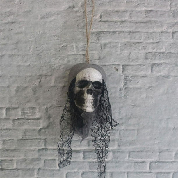 Skull Hanging Ghost Haunted House Grim Reaper Horror Props Halloween Door New Skull Hanging Ghost Haunted House Grim Reaper Horror Props Halloween Door New